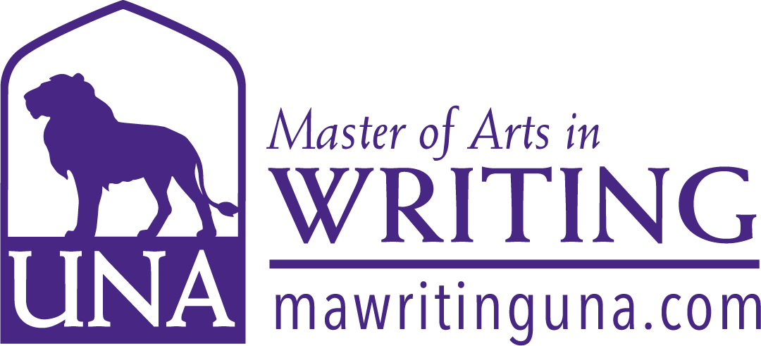 Writing Masters Dept Merchandise logo in Purple